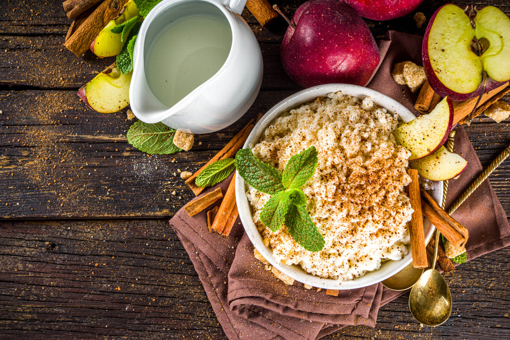 APPLE RICE PUDDING