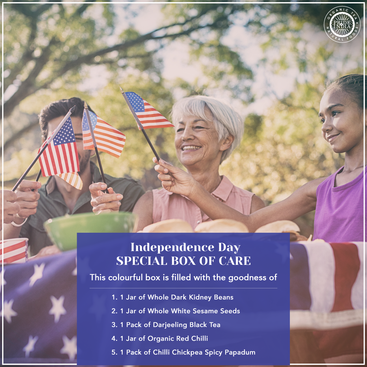 INDEPENDENCE DAY SPECIAL BOX OF CARE