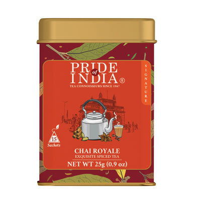 Chai Royale - Exquisite Spiced Tea Bags - Pride Of India