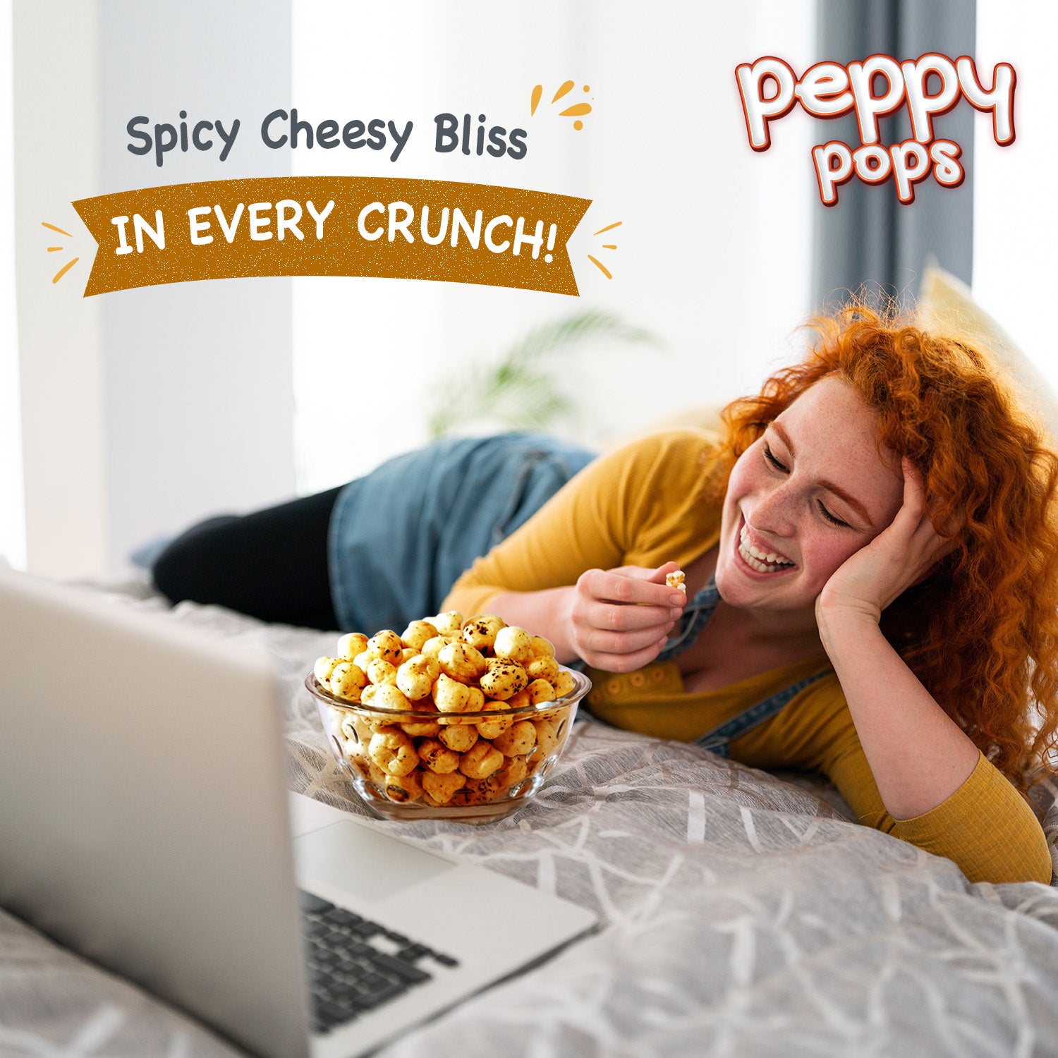 PEPPY POPS JALAPENO CHEESY ROASTED FOXNUTS - Pride Of India