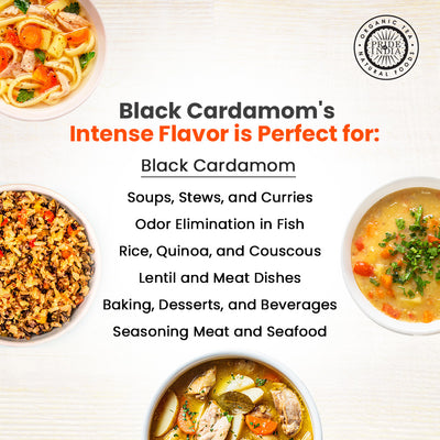 Gourmet Black Cardamom Whole - Pride Of India