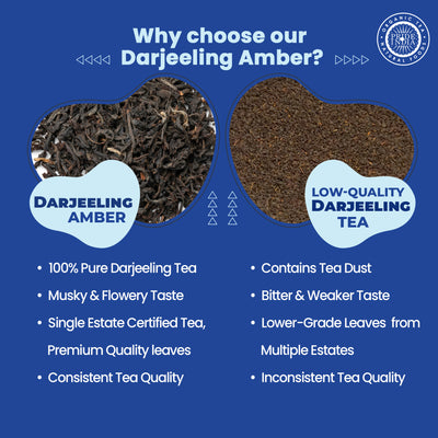 Darjeeling Amber - Afternoon Black Tea Bags - Pride Of India