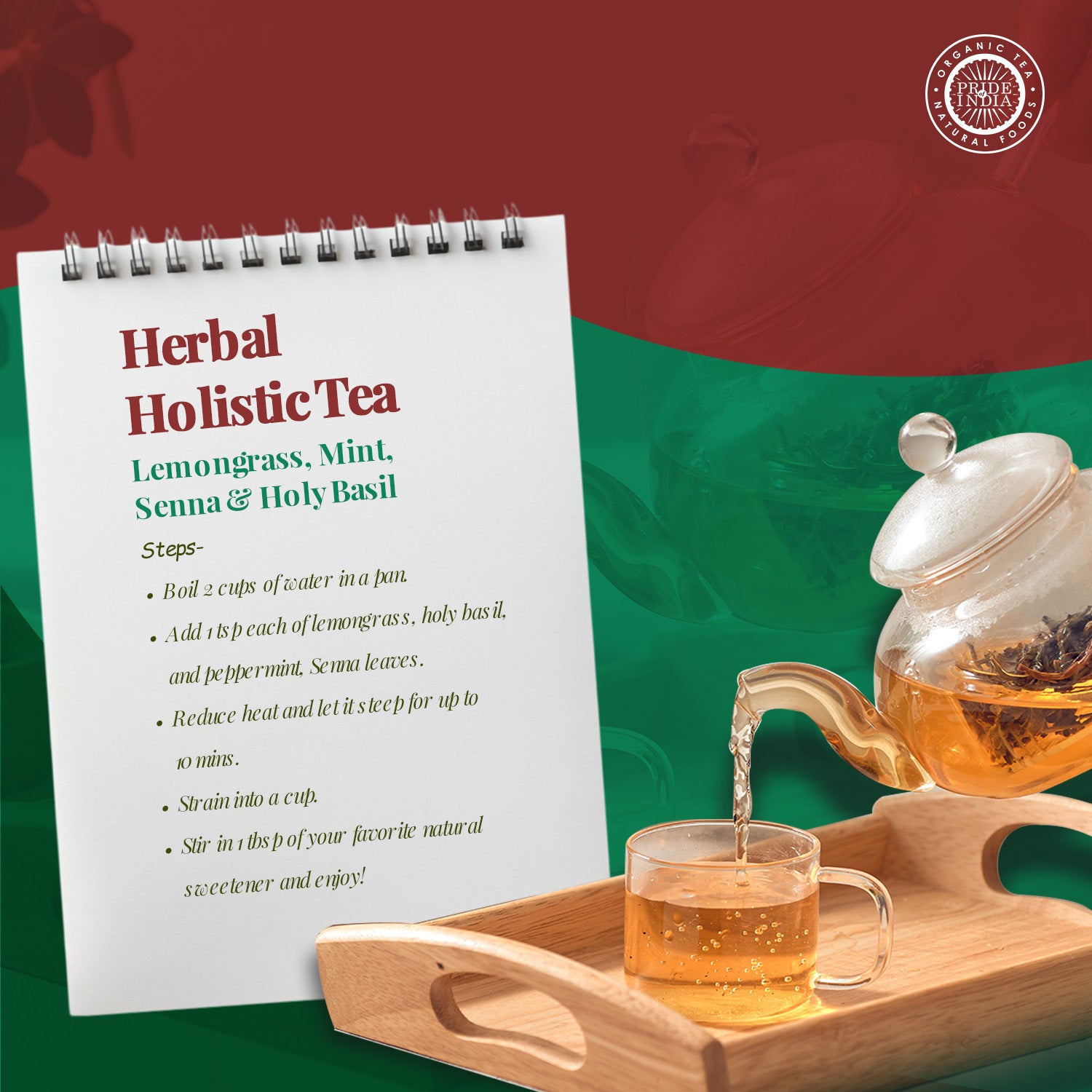 Herbal Tea Lovers Set - Pride Of India