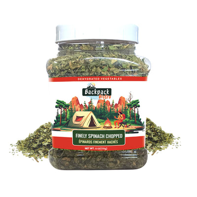 Backpack Bistro Dehydrated Finely Chopped Spinach - Pride Of India