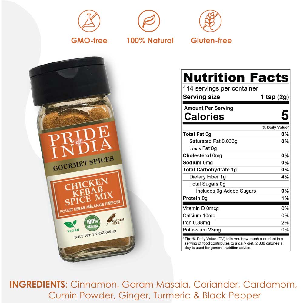 Gourmet Chicken Kebab Masala - Pride Of India